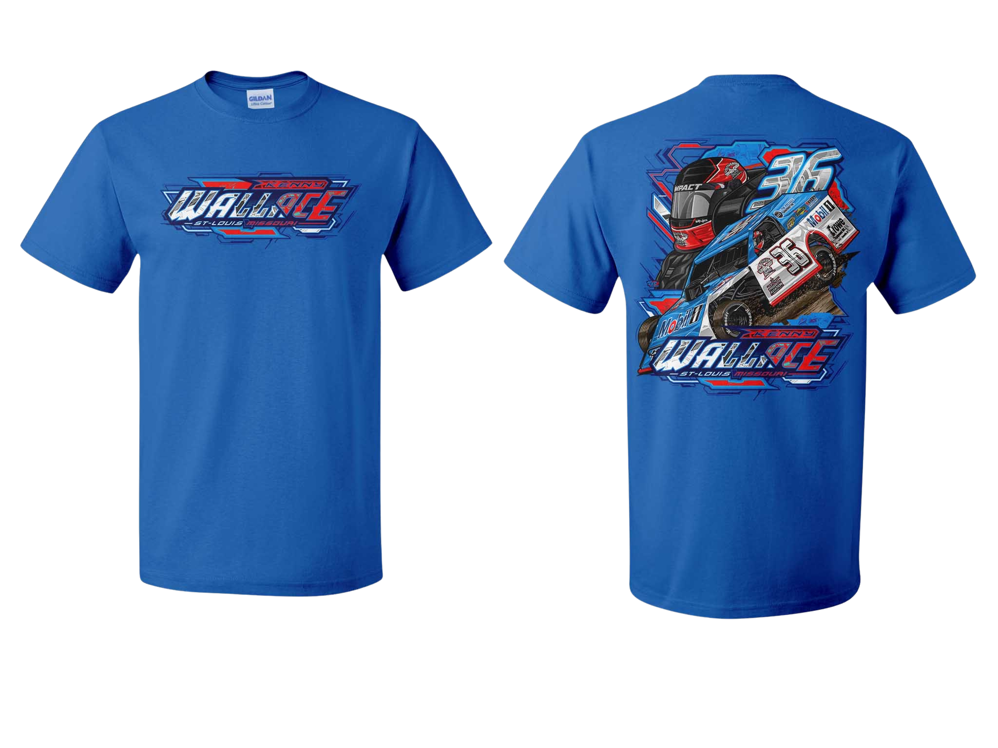 Kenny Wallace Mobil 1 Modified Tee