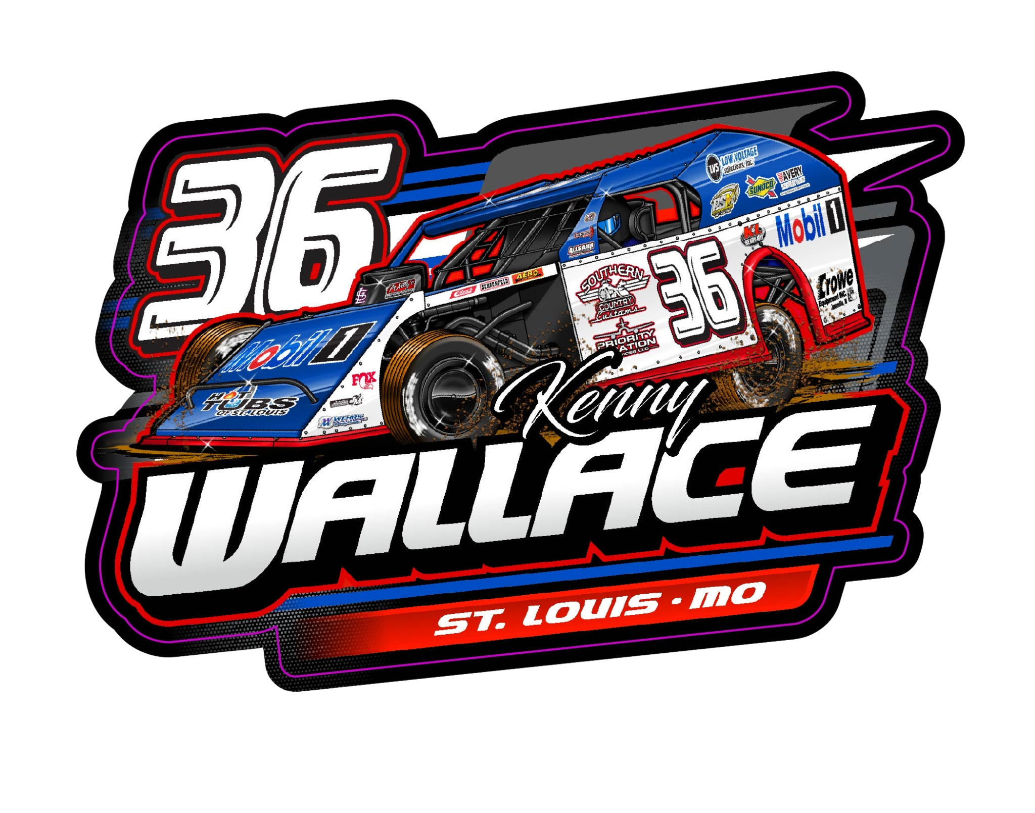 KWR Mobil 1 Modified Decal